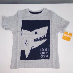 Gymboree Boy's "Locals Only Crew" Shark Tee Shirt
